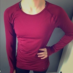 Long sleeved workout shirt